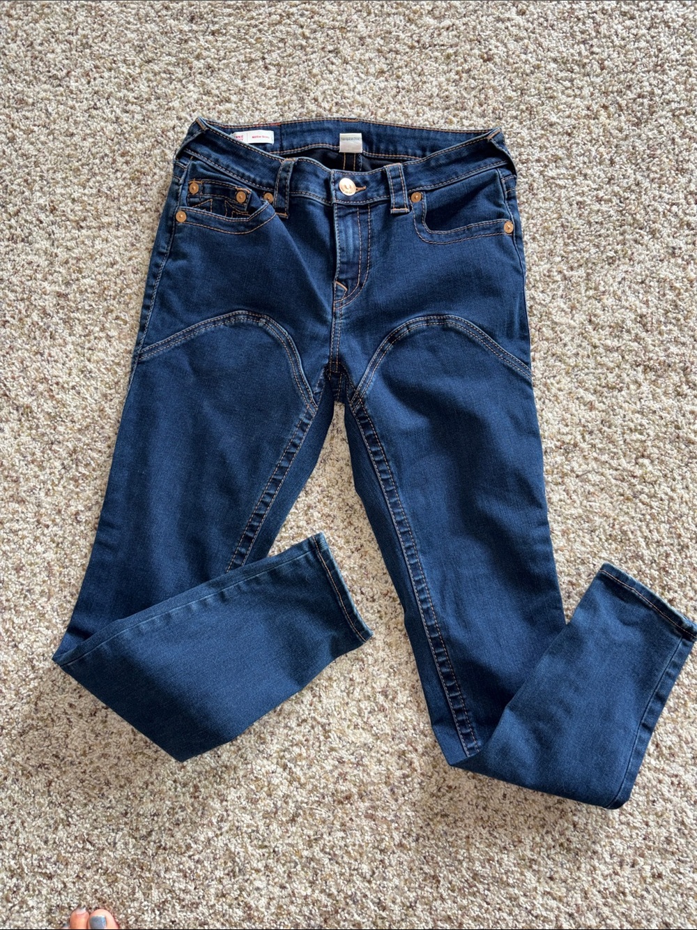 True religion, Jennie curvy midrise skinny jeans